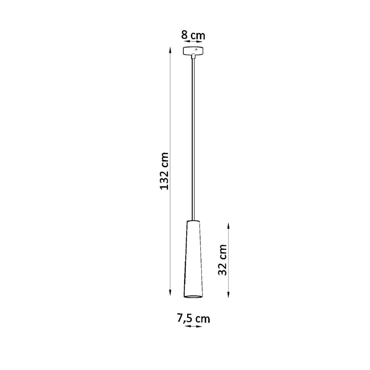 Lampe suspendue en céramique ELECTRA