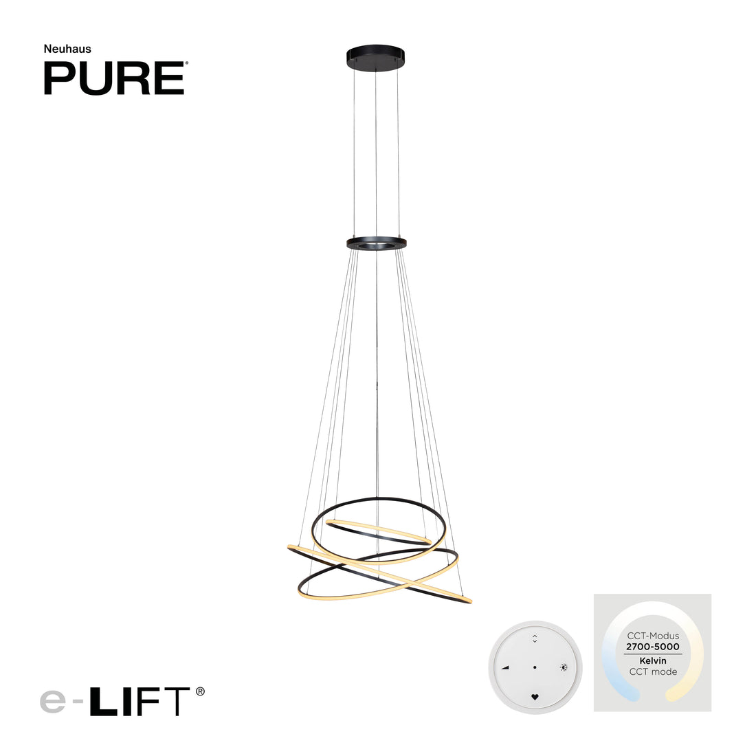 Suspension luminaire | E-Flying Rings