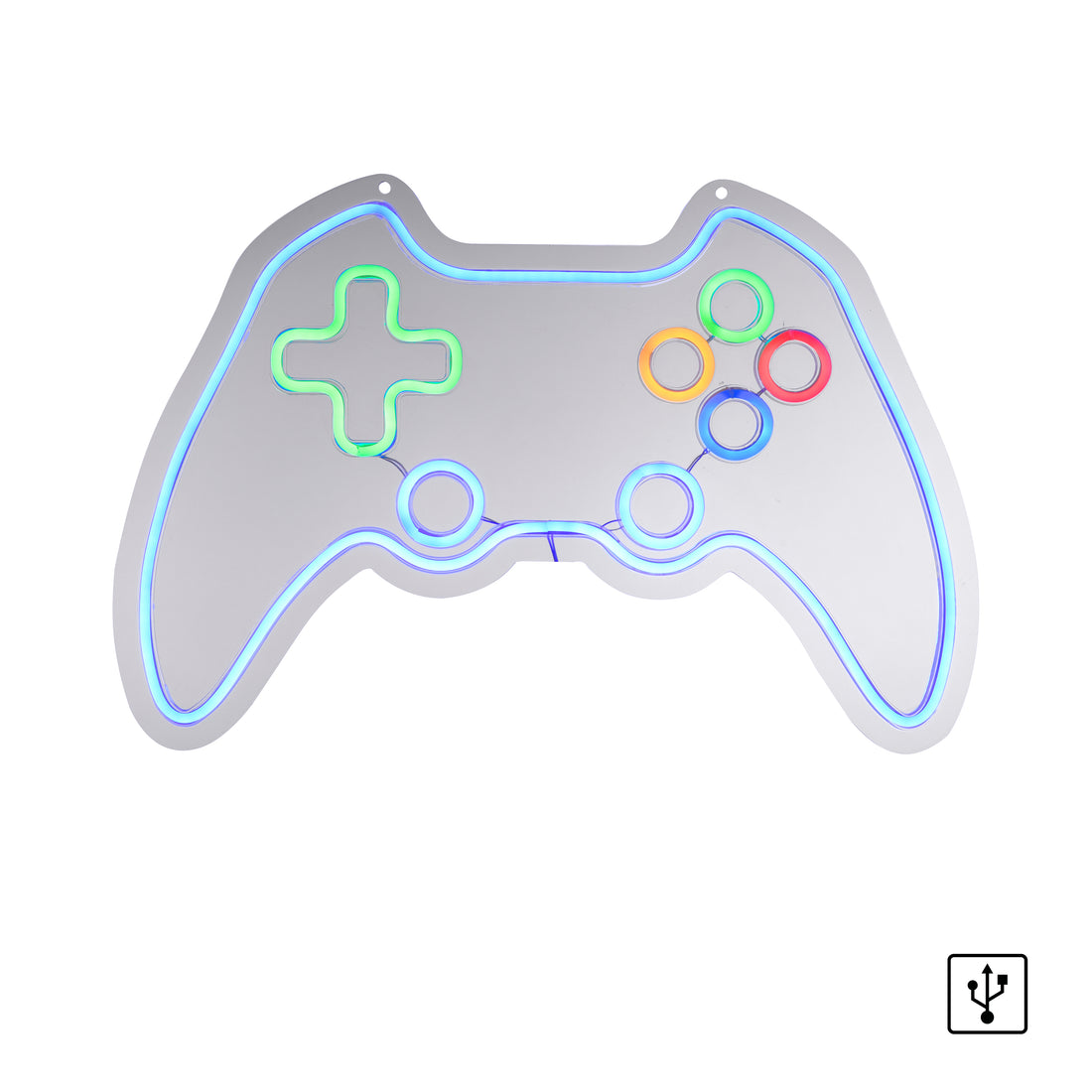 Applique murale Neon-Gamer multicolore