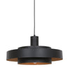 Suspension luminaire Flinter noir