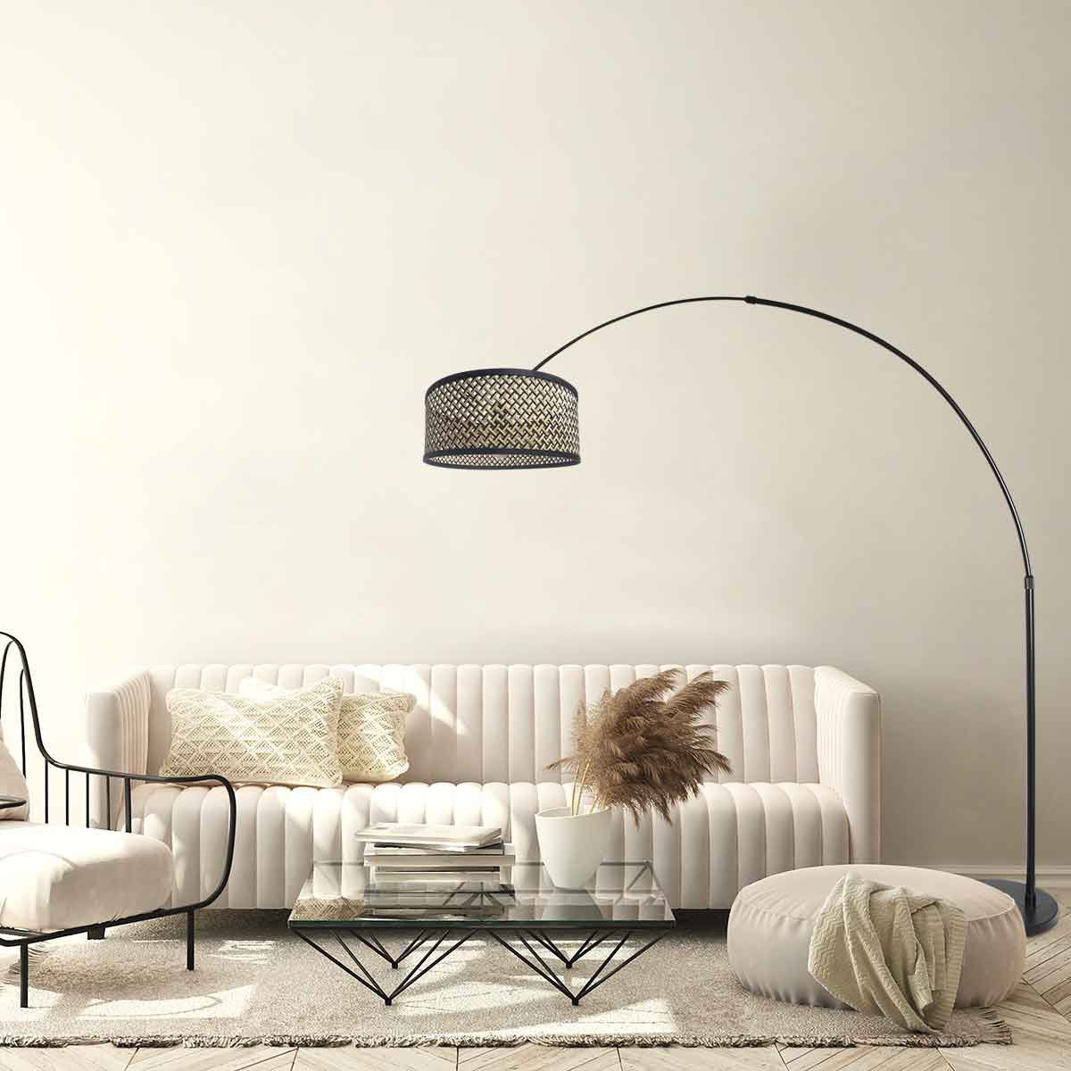 Lampadaire Sparkled Light noir