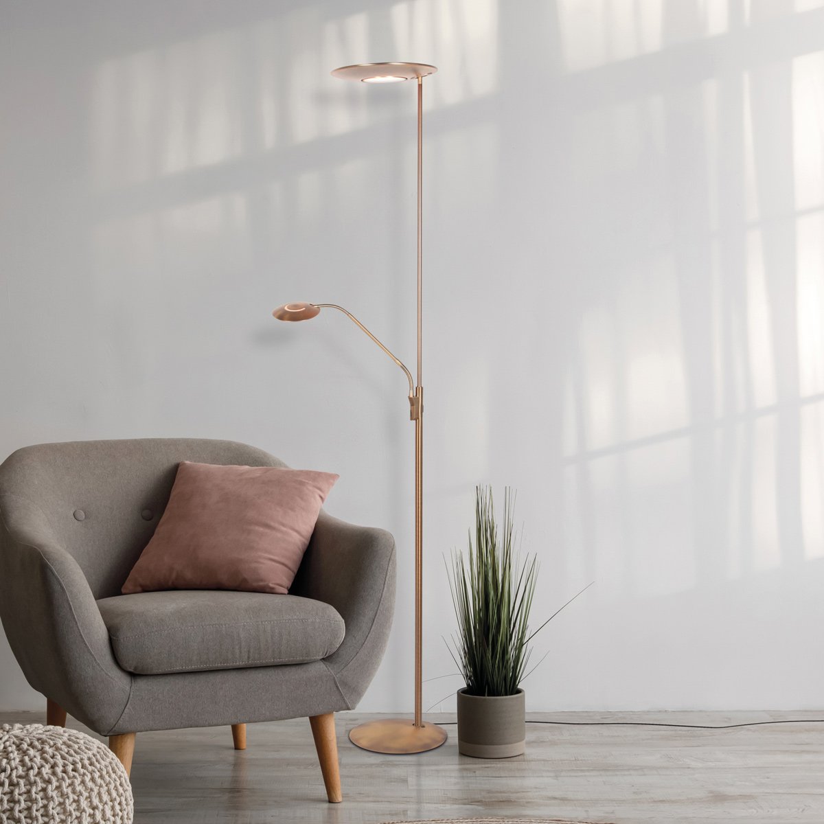 Lampadaire Zenith2 bronze
