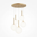 Basic form Suspension luminaire doré
