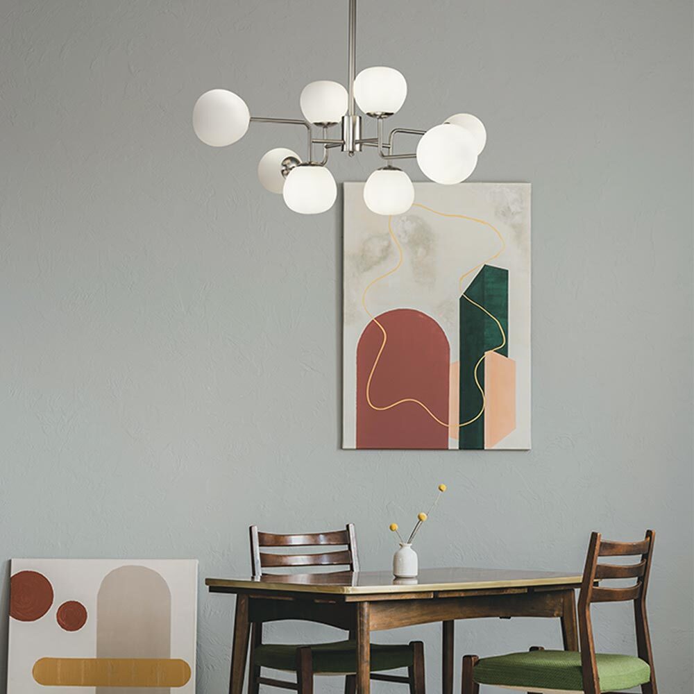Erich Suspension luminaire argenté