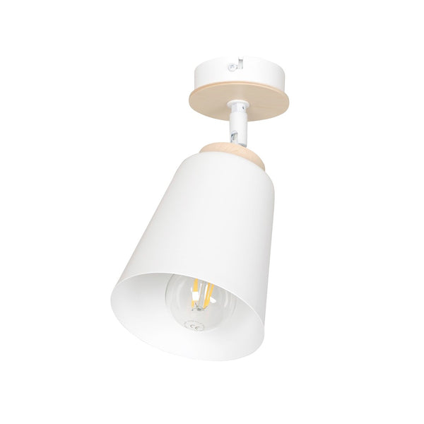 Plafonnier Atlas 1 lumière blanc