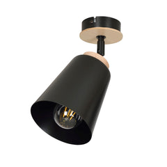 Spot Atlas 1 lumière noir