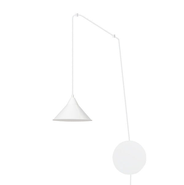 Suspension Abramo 1 lumière blanche