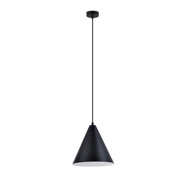 Suspension Rebel 1 lumière noire et blanche