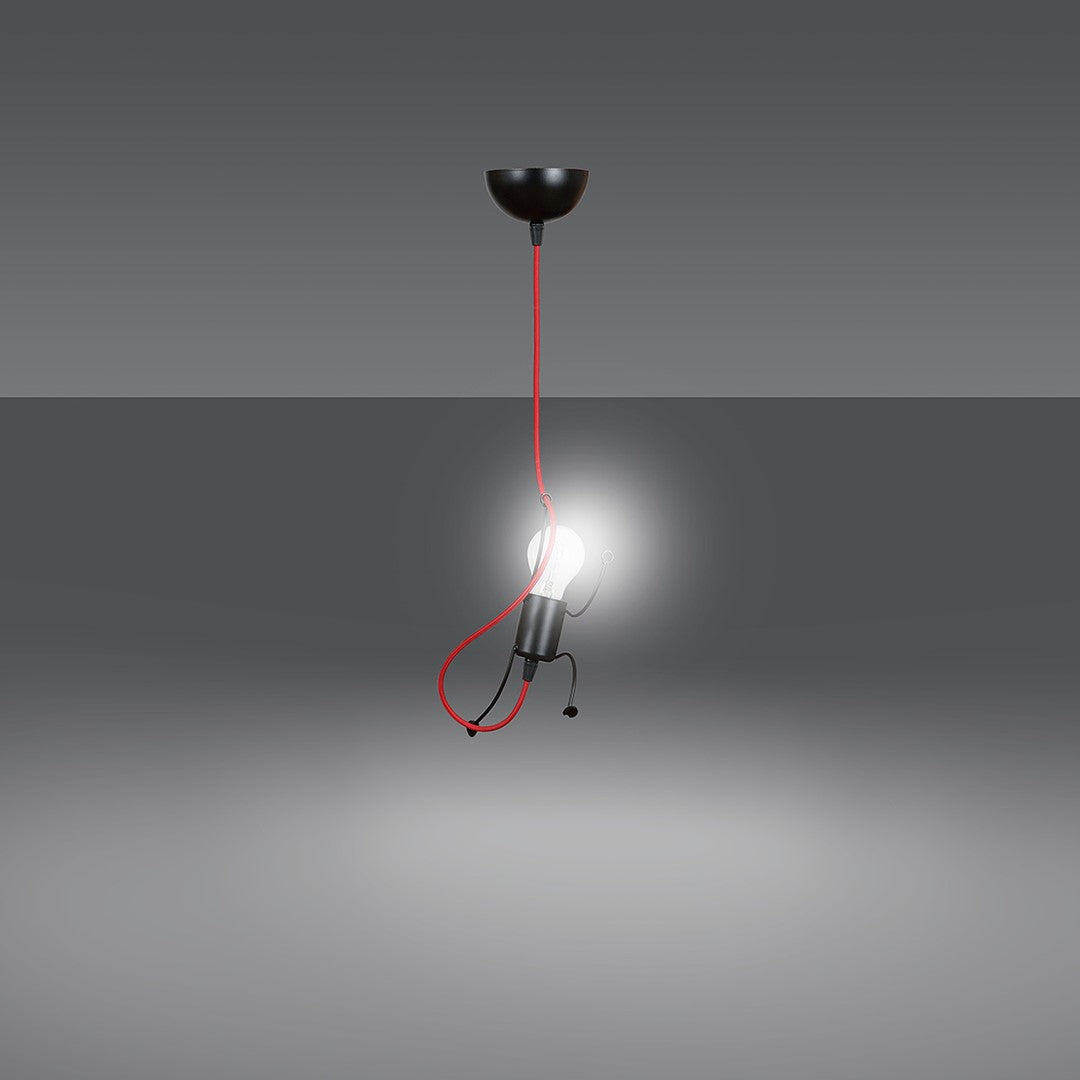 Suspension Bobi 1 lumière noire