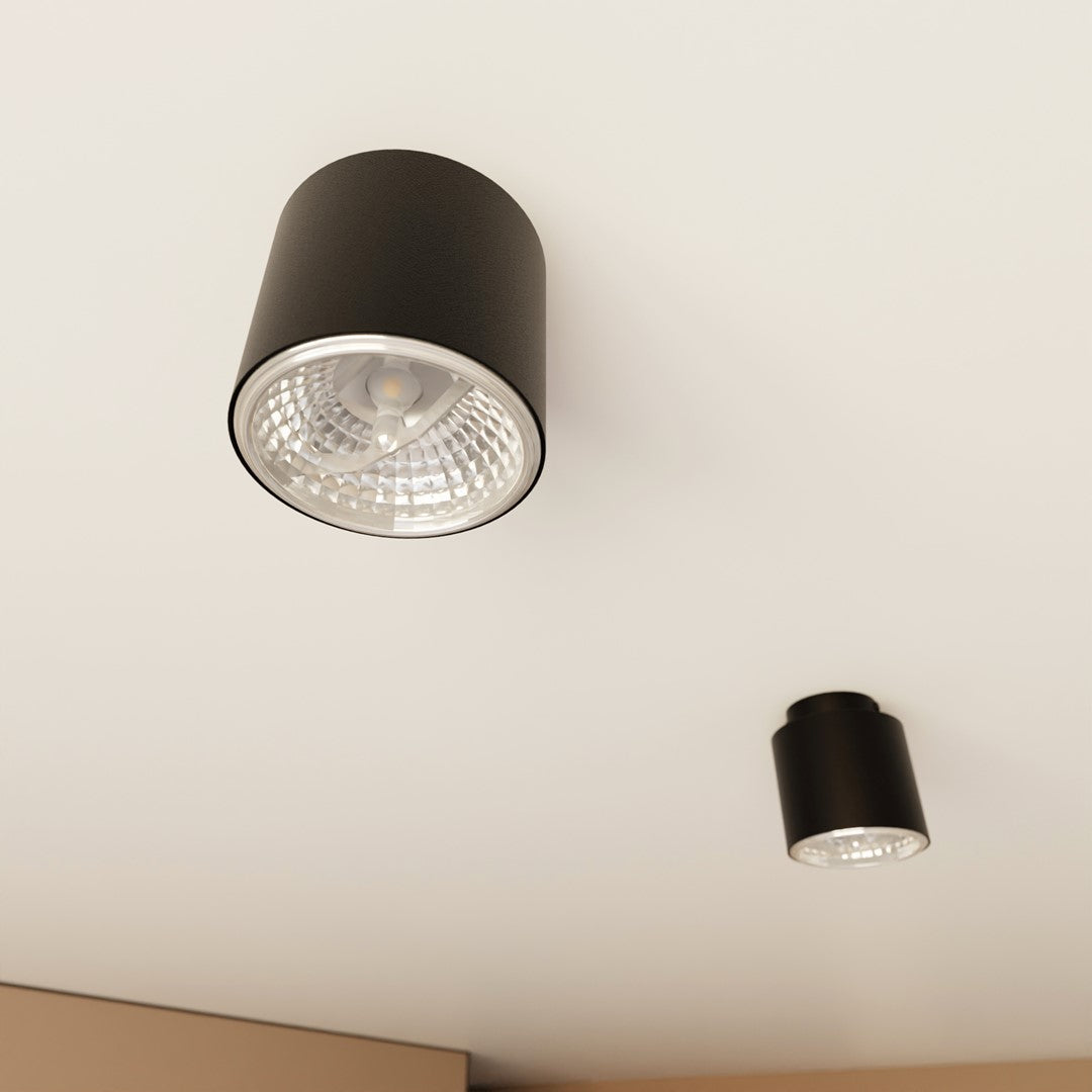 Plafonnier Nano 1 lumière noir