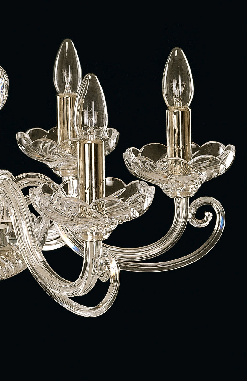 Lustre en verre transparent EL401600
