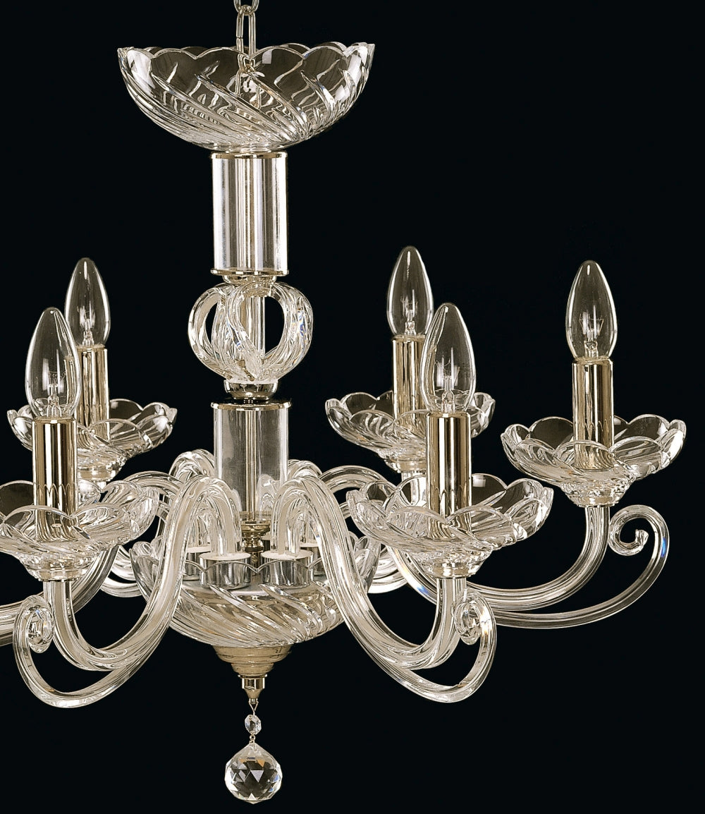 Lustre en verre transparent EL401600