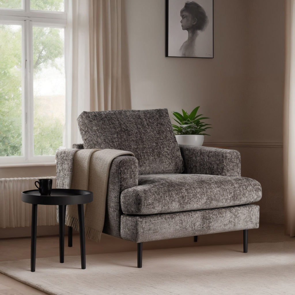 1 fauteuil 1 place, tissu Haga 16, anthracite à 230 euros | Designix -     - https://designix.fr/