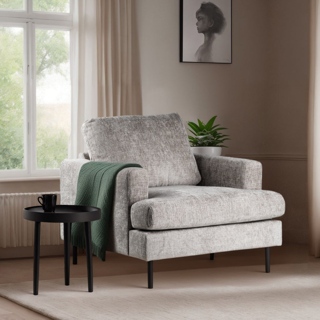 1 fauteuil 1 place, tissu Haga 30, couleur champagne | Designix -     - https://designix.fr/