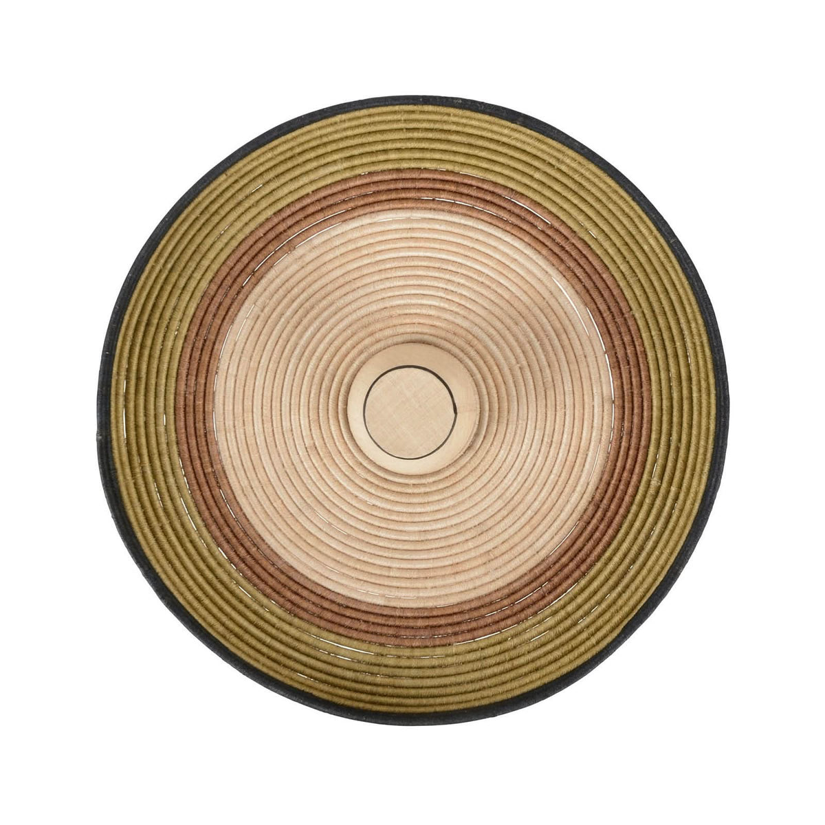 Applique murale Grass L, vert et beige, Ø 80 cm