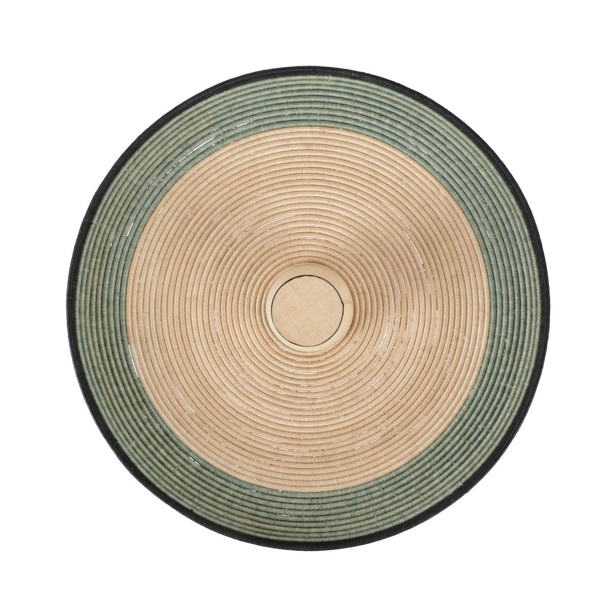 Applique murale Grass XL, bleu et beige, Ø 100 cm
