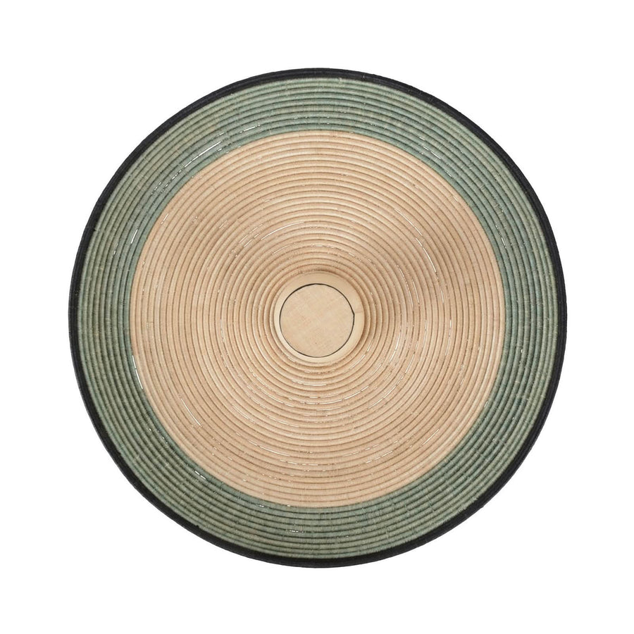 Applique murale Grass XL, bleu et beige, Ø 100 cm