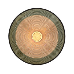 Applique murale Grass XL, bleu et beige, Ø 100 cm