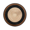 Applique murale Grass XL, marron et beige, Ø 100 cm