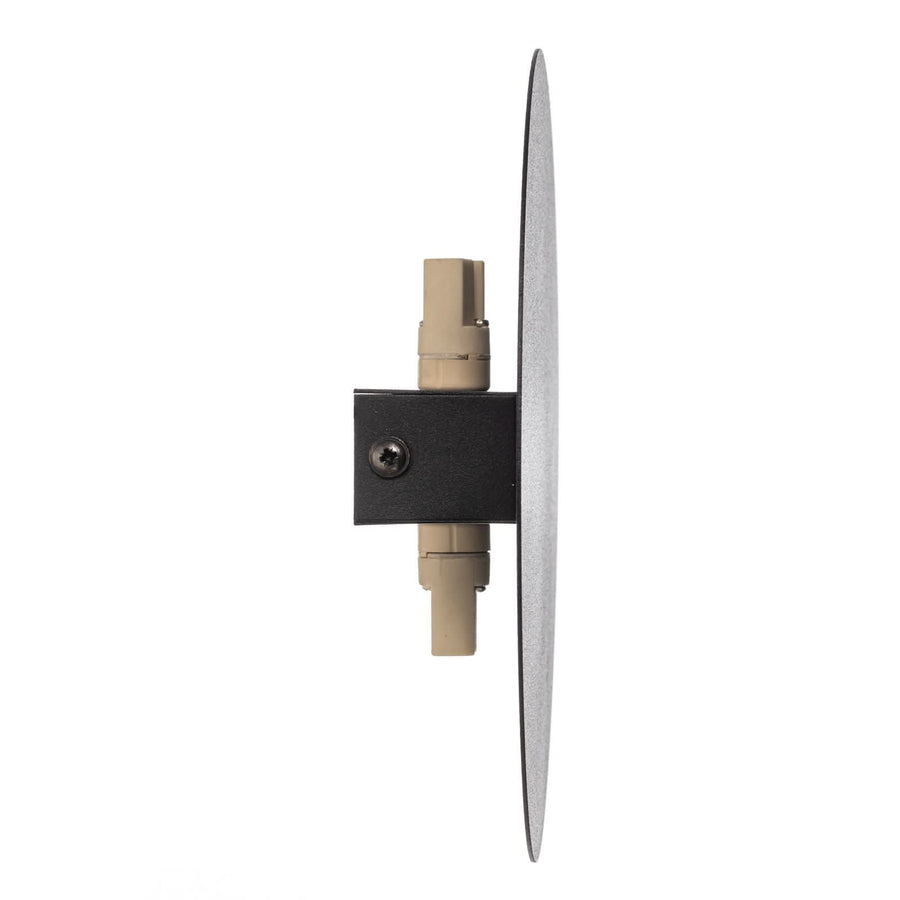 Applique murale Lunia New en métal, noir, 2 lumières, Ø 20 cm