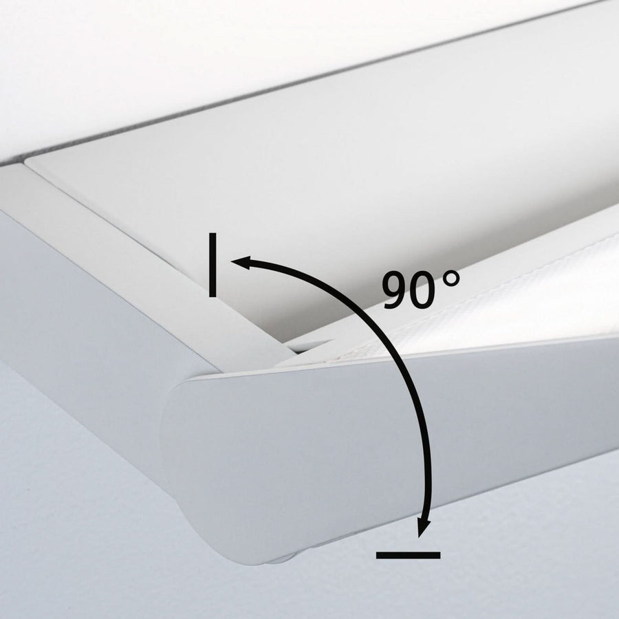 Applique murale LED Ranva Lèche-mur 3-Step-dim en aluminium, blanc, hauteur 3,3 cm