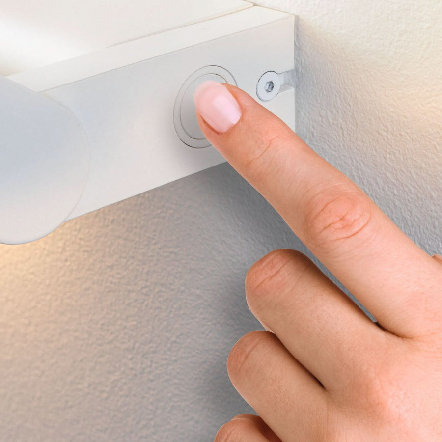 Applique murale LED Ranva Lèche-mur 3-Step-dim en aluminium, blanc, hauteur 3,3 cm
