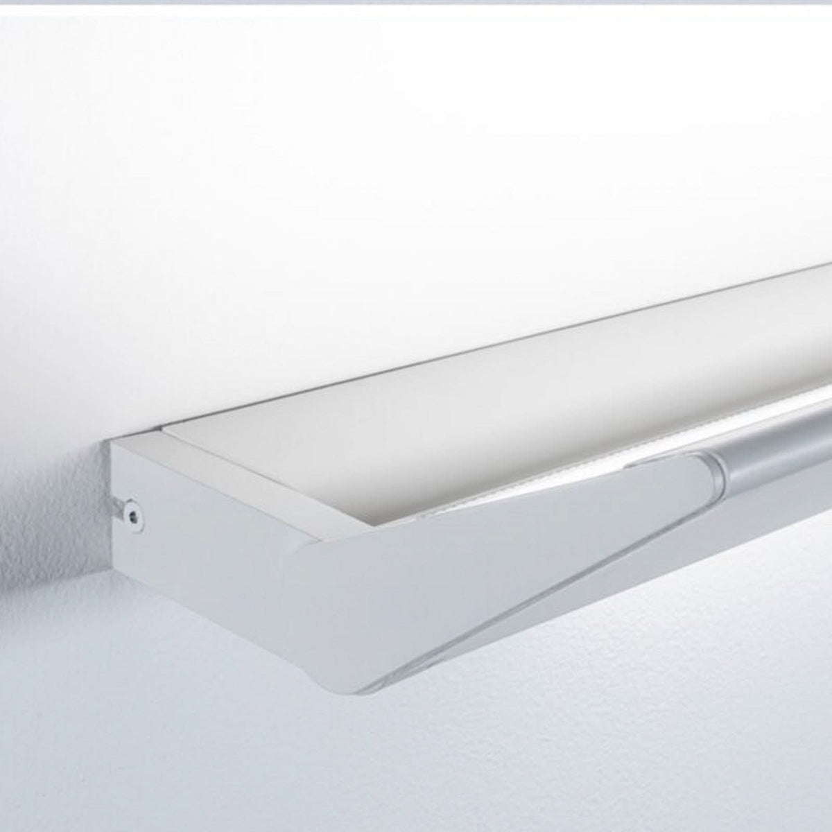 Applique murale LED Ranva Lèche-mur 3-Step-dim en aluminium, blanc, hauteur 3,3 cm