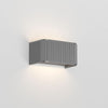 Applique murale LED Dresscode W1 2.700 en aluminium, graphite, hauteur 9 cm