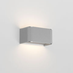 Applique murale LED Dresscode W1 2.700 en aluminium, argenté, hauteur 9 cm