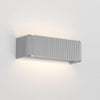 Applique murale LED Dresscode W2 2.700 en aluminium, argenté, hauteur 9 cm
