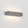 Applique murale LED Frame W2 3 en aluminium, graphite, hauteur 4,8 cm