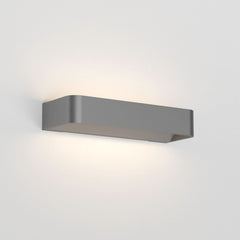 Applique murale LED Frame W2 3 en aluminium, graphite, hauteur 4,8 cm