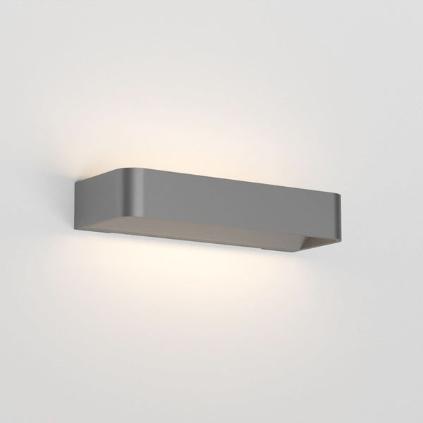Applique murale LED Frame W2 3 en aluminium, graphite, hauteur 4,8 cm