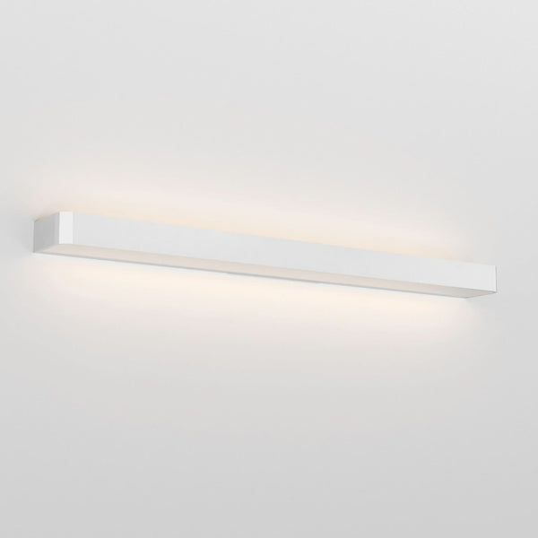 Applique murale LED Frame W4 3 en aluminium, chrome brillant, hauteur 4,8 cm