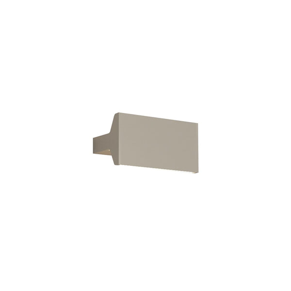 Applique murale LED Ipe W1 en aluminium, bronze, hauteur 9,5 cm, 2700 K