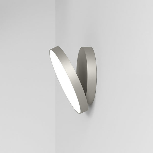 Applique murale LED Venere W1 3 en aluminium, crème, Ø 25 cm