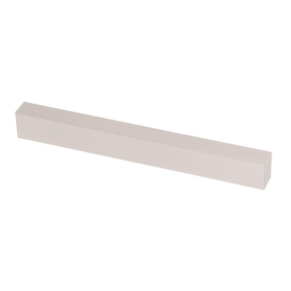 Applique murale Straight S en acier, blanc, hauteur 7 cm