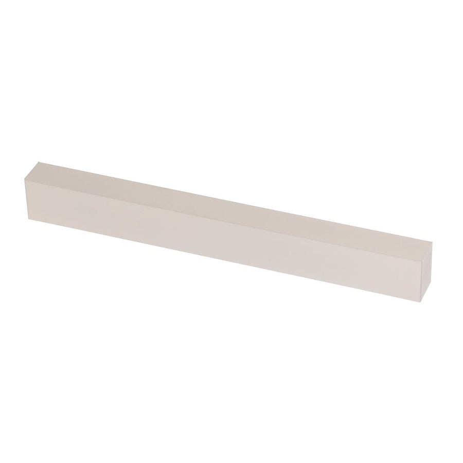 Applique murale Straight S en acier, blanc, hauteur 7 cm