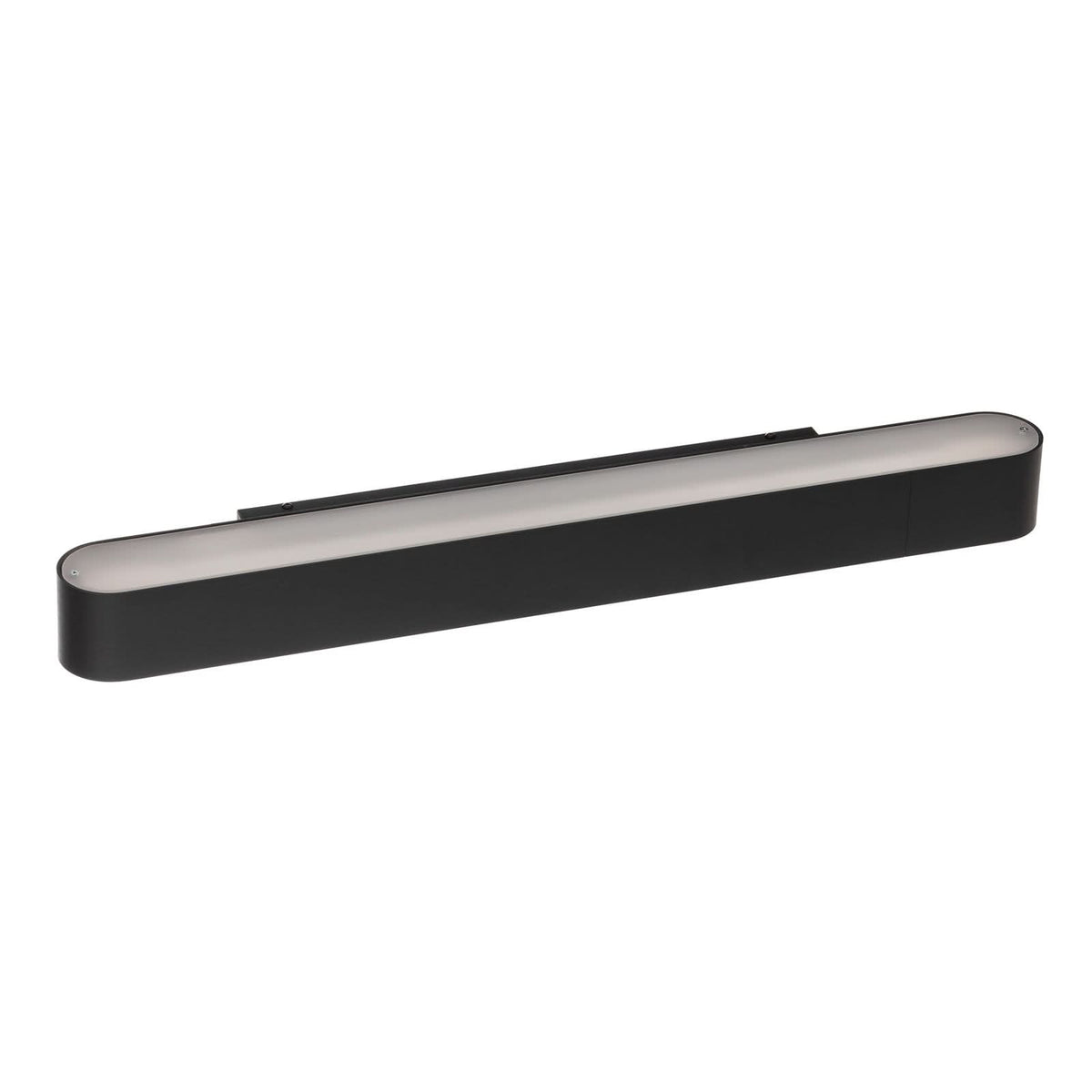 Applique murale Soft en aluminium, graphite, hauteur 6 cm, 3000 K, 11 W