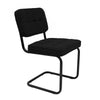 Chaise Ivy Revisitée Buisframe Noire Moderne | LUMI