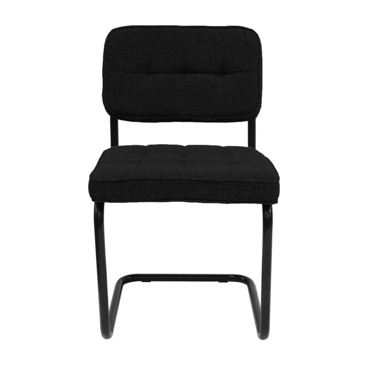 Chaise Ivy Revisitée Buisframe Noire Moderne | LUMI