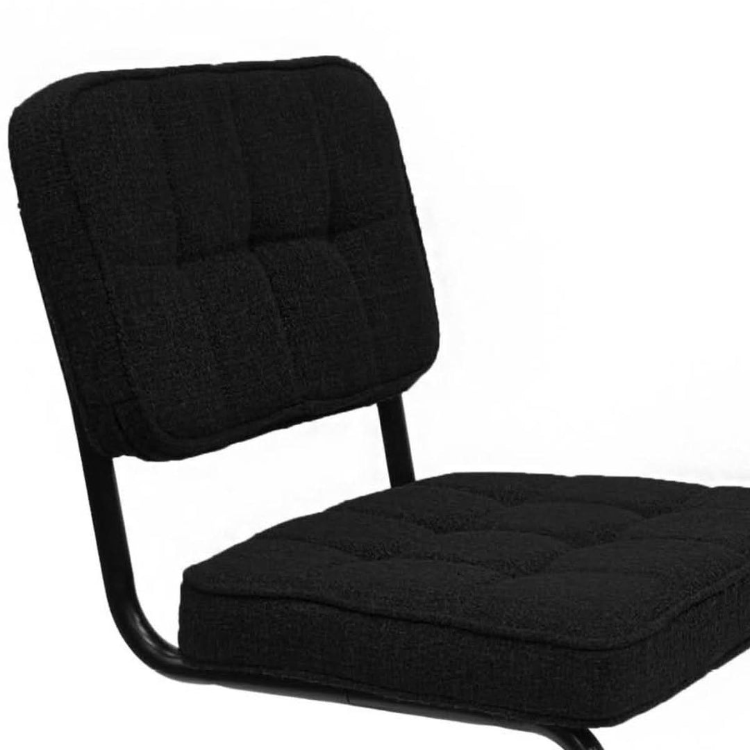 Chaise Ivy Revisitée Buisframe Noire Moderne | LUMI