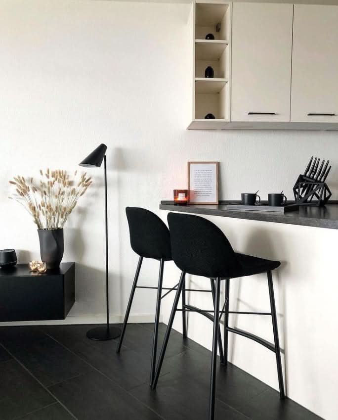 Tabouret De Bar Contemporain Avec Dossier Confort | NOVA