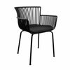 Chaise De Jardin Ergonomique Avec Repos Bras Et Assise PU Confortable | NOVA