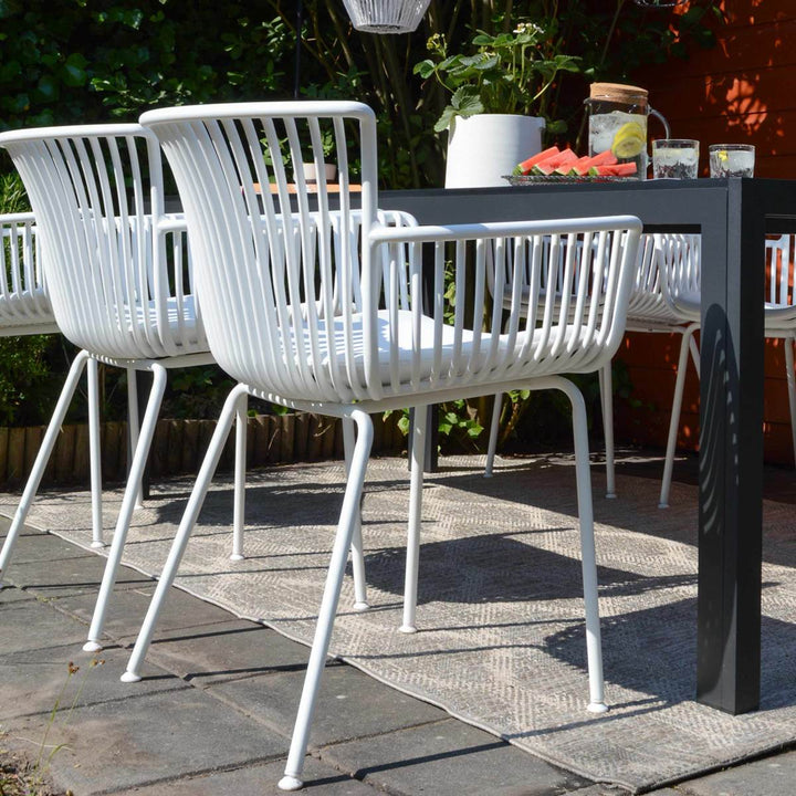 Chaise De Jardin Ergonomique Avec Repos Bras Et Assise PU Confortable | NOVA