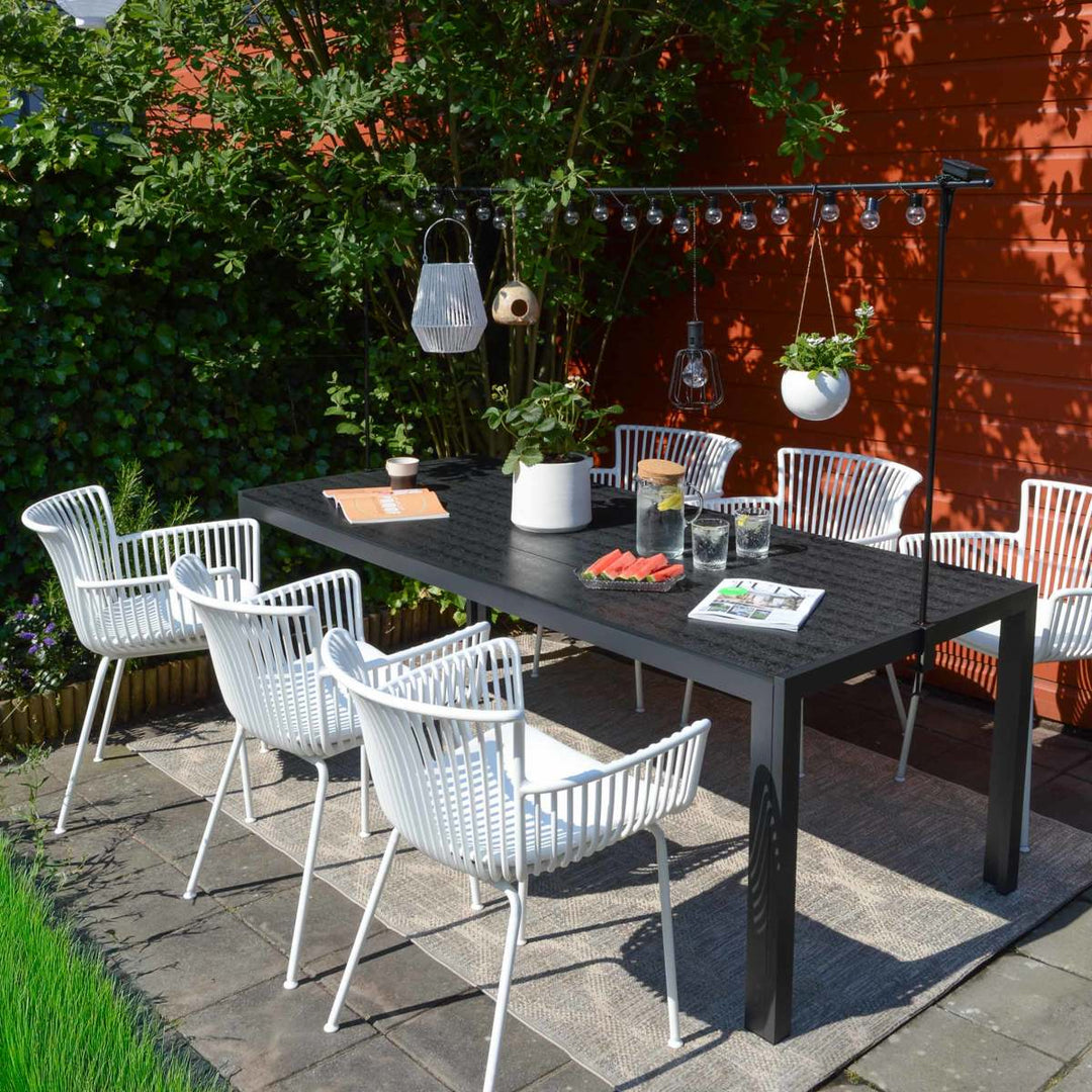 Chaise De Jardin Ergonomique Avec Repos Bras Et Assise PU Confortable | NOVA
