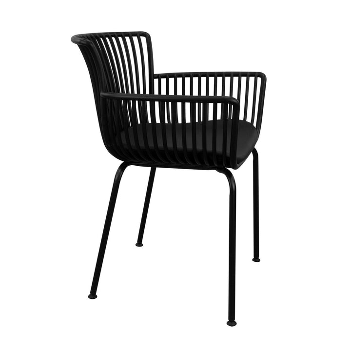 Chaise De Jardin Ergonomique Avec Repos Bras Et Assise PU Confortable | NOVA