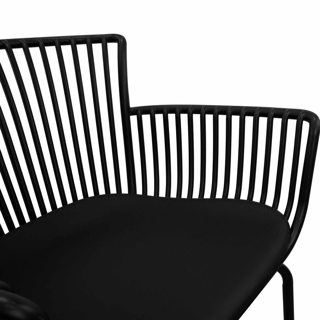 Chaise De Jardin Ergonomique Avec Repos Bras Et Assise PU Confortable | NOVA