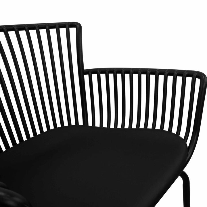 Chaise De Jardin Ergonomique Avec Repos Bras Et Assise PU Confortable | NOVA