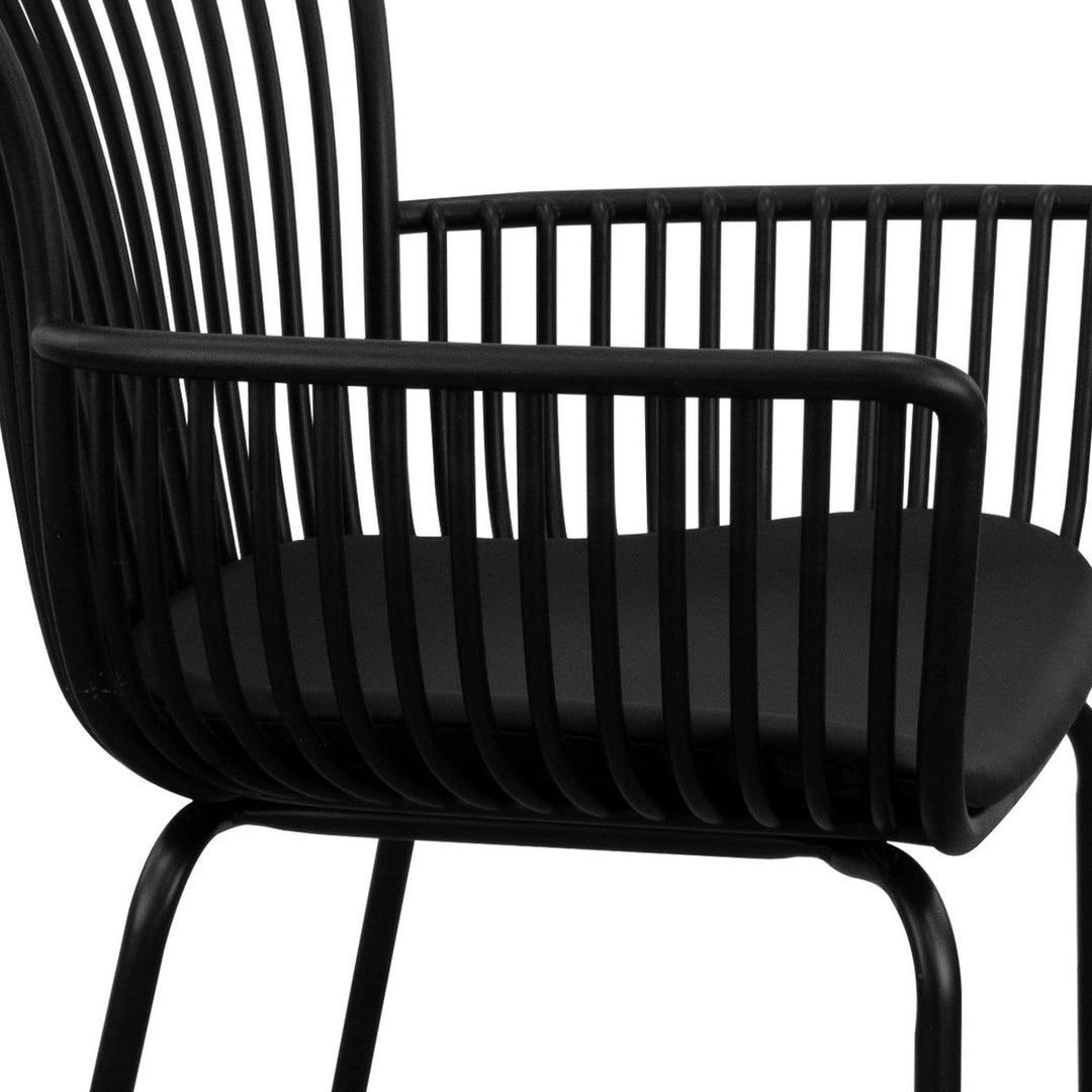 Chaise De Jardin Ergonomique Avec Repos Bras Et Assise PU Confortable | NOVA